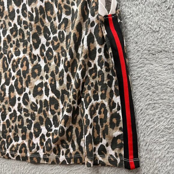 Evereve NWT Medium Beckham Leopard Tank 100% Cotton Soft Casual $58 MSRP - Picture 3 of 10